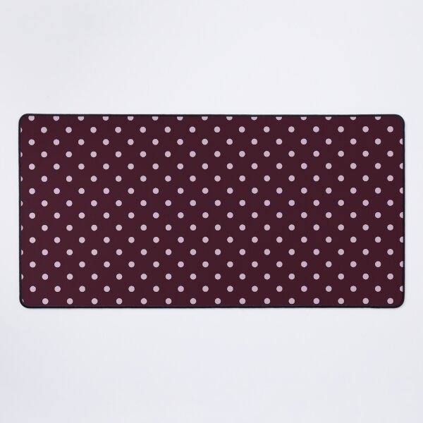 Item preview, Dark Burgundy and Light Pink Polka Dots | Retro Pink Dots on Maroon Pattern | Vintage Burgundy and Lilac Dotty Pattern | Preppy Lilac and Burgundy Polka Dot Seamless Pattern designed and sold by VivaFy.