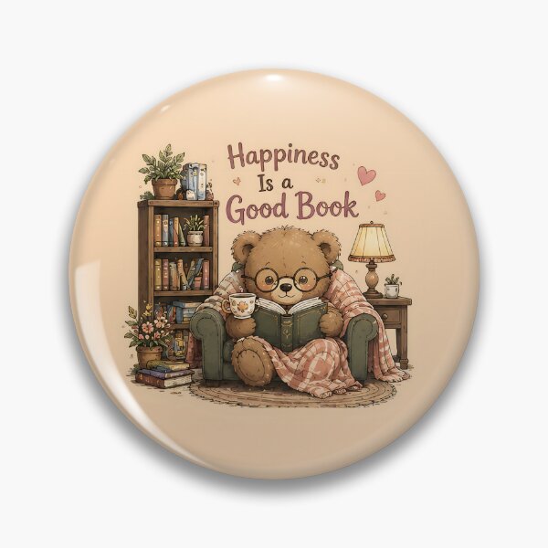 Item preview, BOOK LOVER PIN designed and sold by KWW SHOP.
