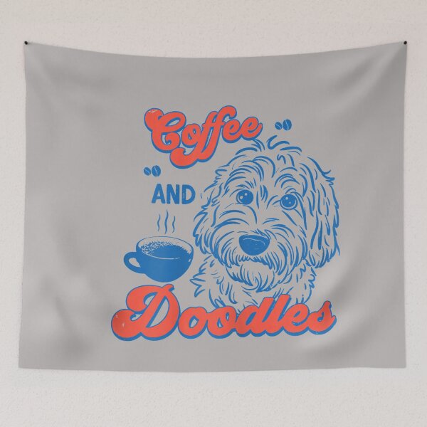 Item preview, Coffee and Doodles Funny Doodle Coffee Club Pet Lover Design designed and sold by GreggRoss.