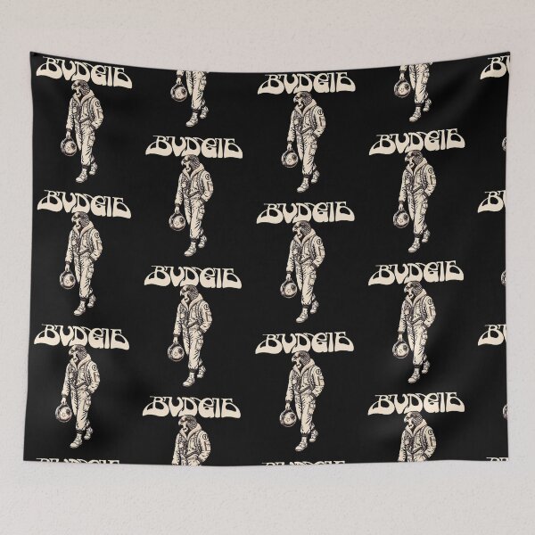Item preview, Budgie Band Retro Space Rock Astronaut Vintage Design designed and sold by Love-bloock.