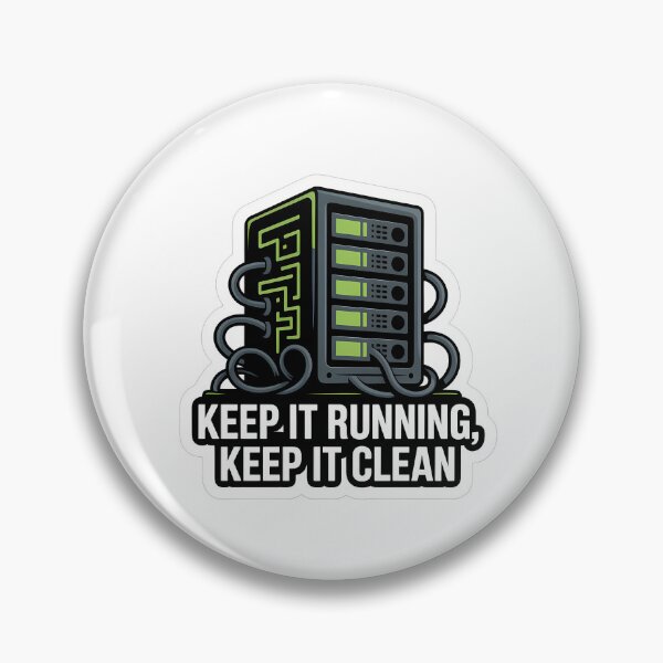 Item preview, Keep It Running Minimalist Tech Quote designed and sold by NiftyWrx.