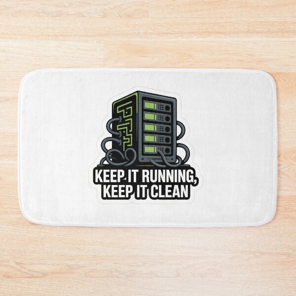 Item preview, Keep It Running Minimalist Tech Quote designed and sold by NiftyWrx.