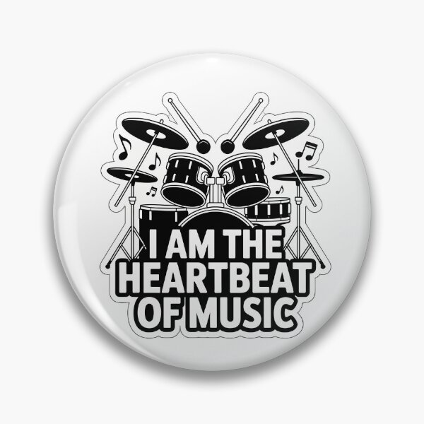 Item preview, I Am The Heartbeat Of Music designed and sold by NiftyWrx.