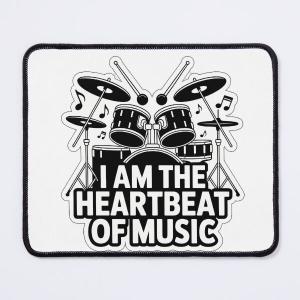 Item preview, I Am The Heartbeat Of Music designed and sold by NiftyWrx.