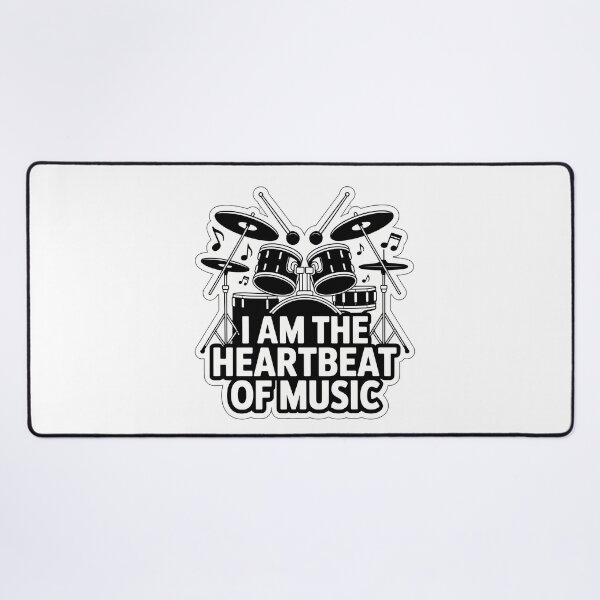 Item preview, I Am The Heartbeat Of Music designed and sold by NiftyWrx.