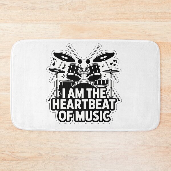Item preview, I Am The Heartbeat Of Music designed and sold by NiftyWrx.