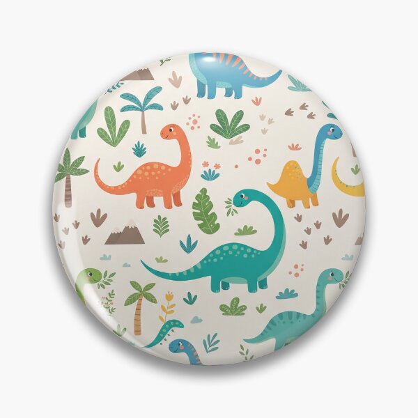 Item preview, Cute Colorful Dinosaurs Seamless Pattern - Little Dino Lovers by MNS designed and sold by ashenlocs.