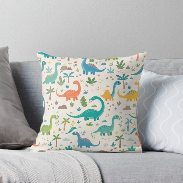 Item preview, Cute Colorful Dinosaurs Seamless Pattern - Little Dino Lovers by MNS designed and sold by ashenlocs.