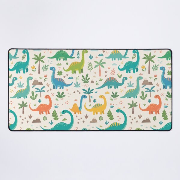 Item preview, Cute Colorful Dinosaurs Seamless Pattern - Little Dino Lovers by MNS designed and sold by ashenlocs.