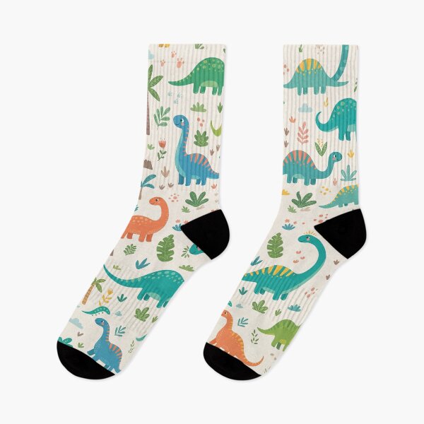 Item preview, Cute Colorful Dinosaurs Seamless Pattern - Little Dino Lovers by MNS designed and sold by ashenlocs.