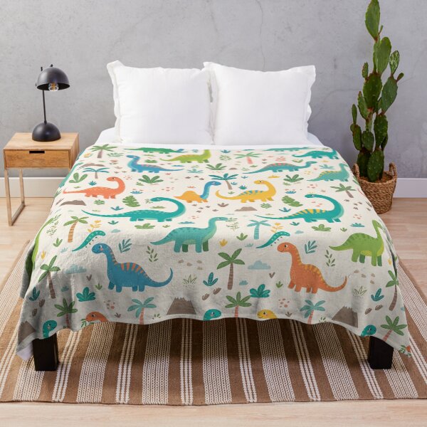 Item preview, Cute Colorful Dinosaurs Seamless Pattern - Little Dino Lovers by MNS designed and sold by ashenlocs.