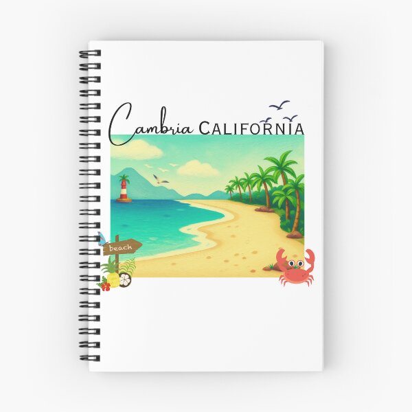 Item preview, Cambria California Beach Sunset Lighthouse Palm Trees designed and sold by DonnaRaine.