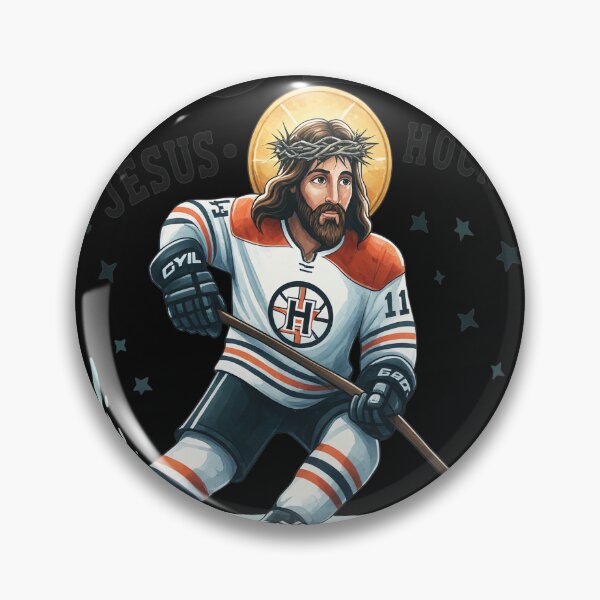 Item preview, Holy Jesus Hockey Savior  designed and sold by Eowcat.