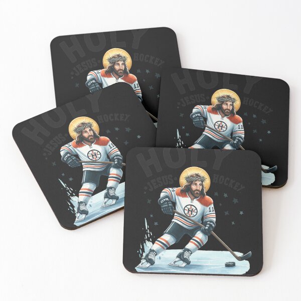 Item preview, Holy Jesus Hockey Savior  designed and sold by Eowcat.