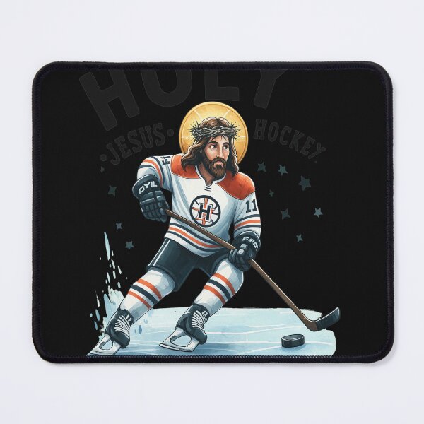 Item preview, Holy Jesus Hockey Savior designed and sold by Eowcat.
