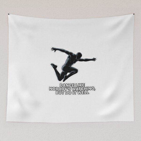 Item preview, Dance Like Nobody's Watching Bold Silhouette designed and sold by NiftyWrx.