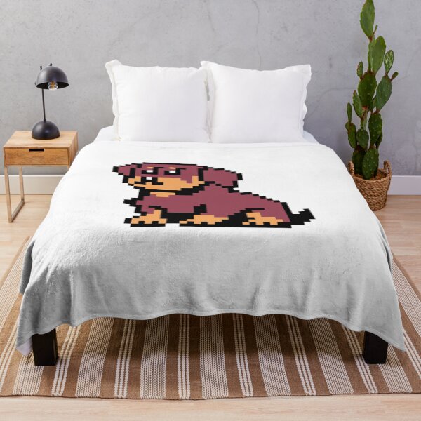 Item preview, Retro Pixel Art Dog Character with Mustache and Glasses designed and sold by SALAHARTICT1.