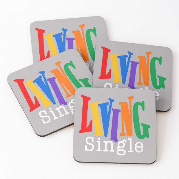 Item preview, Colorful Single Life Bold Retro Typography Statement designed and sold by GreggRoss.