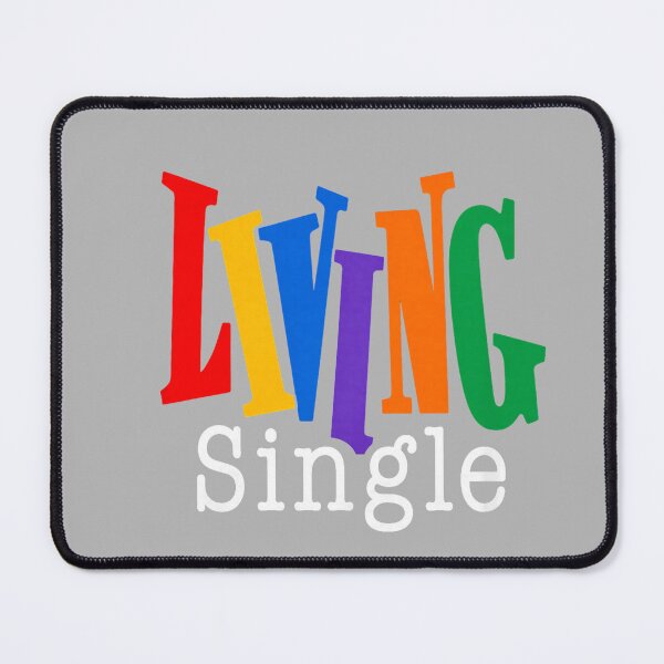 Item preview, Colorful Single Life Bold Retro Typography Statement designed and sold by GreggRoss.