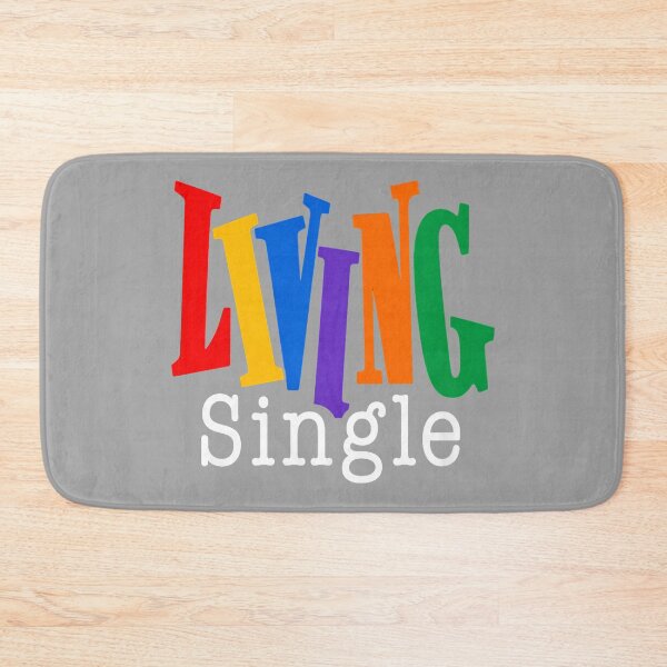 Item preview, Colorful Single Life Bold Retro Typography Statement designed and sold by GreggRoss.