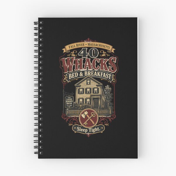 Item preview, 40 Whacks Bed & Breakfast – Lizzie Borden House Funny Dark Humor  designed and sold by HROC.