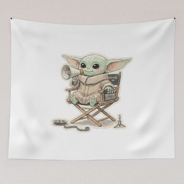 Item preview, BABY YODA FILM DIRECTOR designed and sold by LIS AND MELIVERSO.