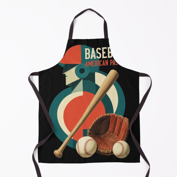 Item preview, Geometric Baseball Player Abstract Vintage Art designed and sold by Eowcat.