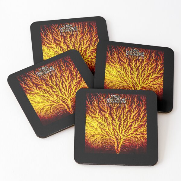 Item preview, Golden Lightning Branches Tree Abstract Fractal Pattern designed and sold by Houcem1.