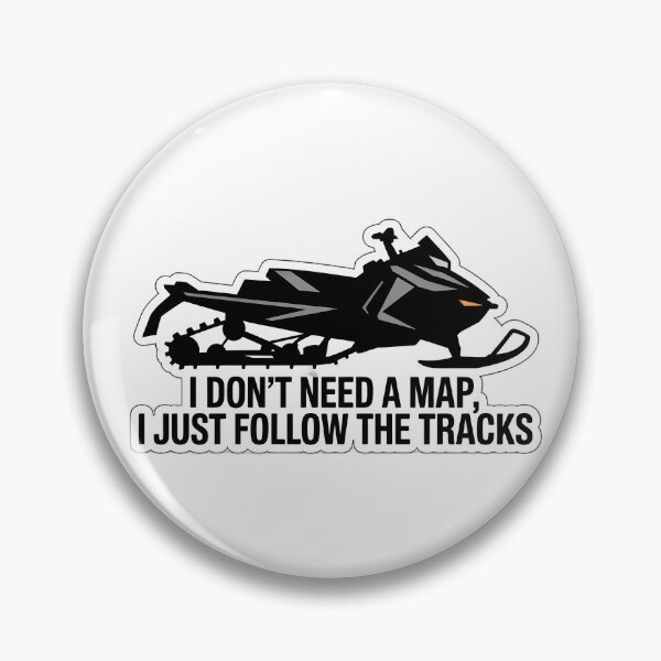 Item preview, Follow the Tracks Snowmobiling Design designed and sold by NiftyWrx.