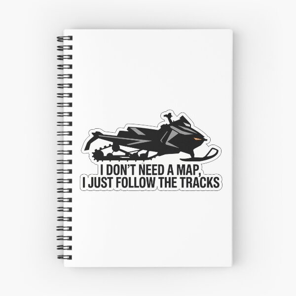 Item preview, Follow the Tracks Snowmobiling Design designed and sold by NiftyWrx.