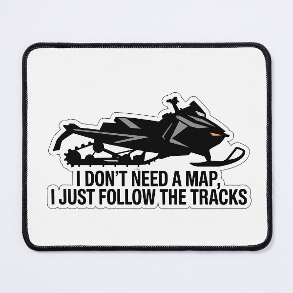Item preview, Follow the Tracks Snowmobiling Design designed and sold by NiftyWrx.