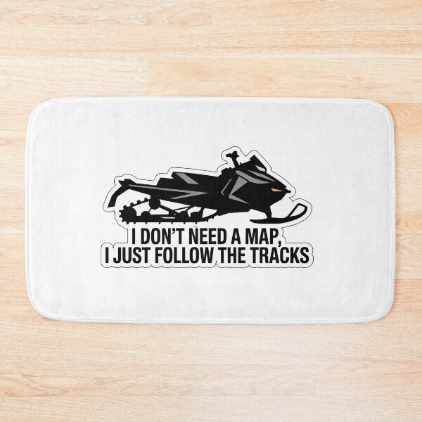 Item preview, Follow the Tracks Snowmobiling Design designed and sold by NiftyWrx.
