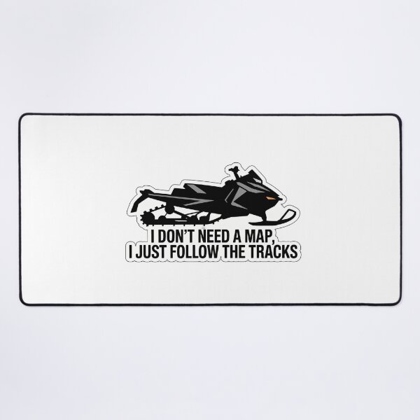 Item preview, Follow the Tracks Snowmobiling Design designed and sold by NiftyWrx.