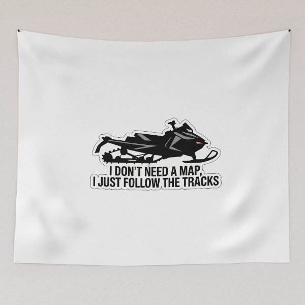 Item preview, Follow the Tracks Snowmobiling Design designed and sold by NiftyWrx.