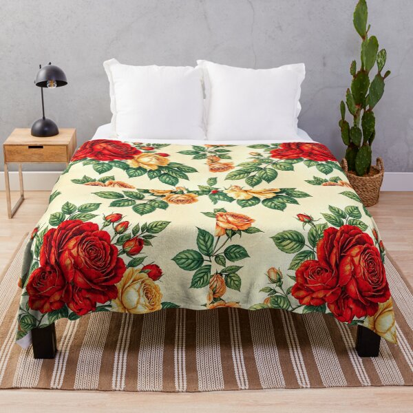 Item preview, Red Spring Flower Pattern designed and sold by The Empire Of Digital Art..