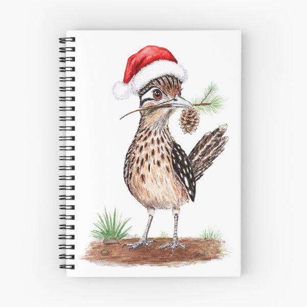 Item preview, Ho , Ho, Gooooooooo...... a Holiday Roadrunner designed and sold by Rowena Cherry Art.