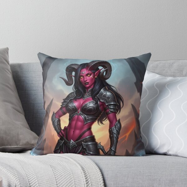 Item preview, Tiefling with Dagger Fantasy Image designed and sold by Prestons Corner.