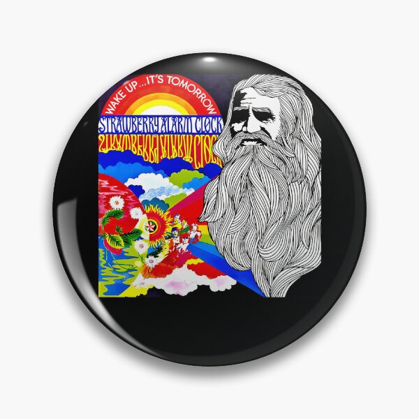 Item preview, Psychedelic Sunburst Landscape Illustration With Bearded Man designed and sold by Houcem1.