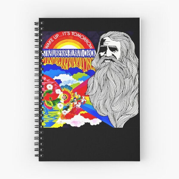 Item preview, Psychedelic Sunburst Landscape Illustration With Bearded Man designed and sold by Houcem1.