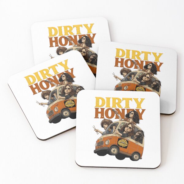 Item preview, Dirty Honey Band Van Cartoon designed and sold by Love-bloock.