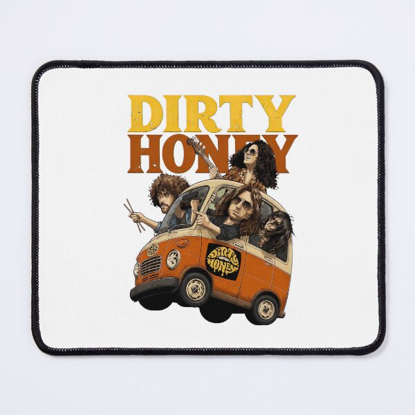 Item preview, Dirty Honey Band Van Cartoon designed and sold by Love-bloock.