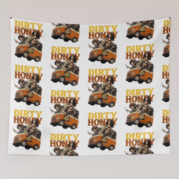 Item preview, Dirty Honey Band Van Cartoon designed and sold by Love-bloock.