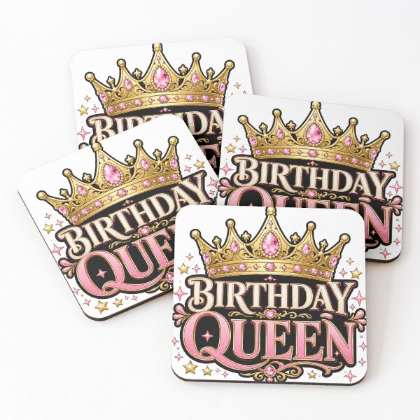 Item preview, Glamorous Pink Birthday Queen Crown designed and sold by donndostudio.