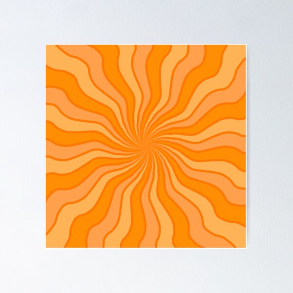 Item preview, Orange trippy zigzag designed and sold by Artistkhg.