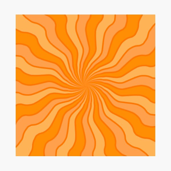 Item preview, Orange trippy zigzag  designed and sold by Artistkhg.