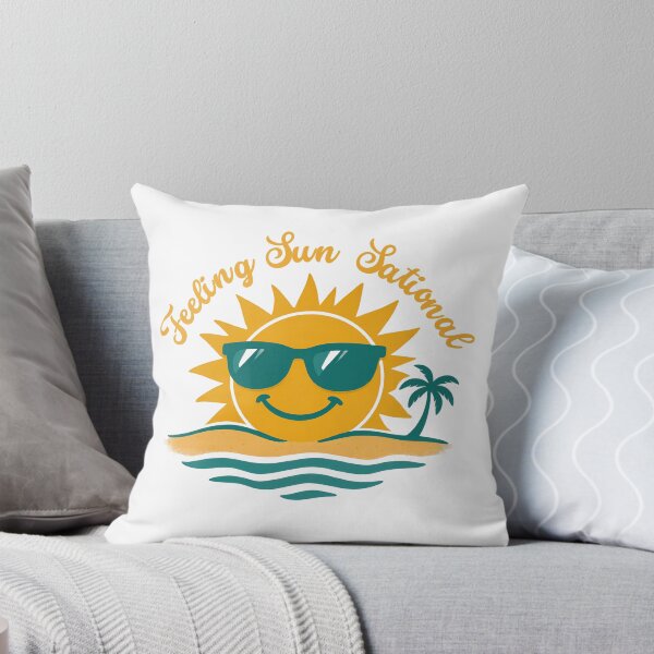 Item preview, “Feeling Sun-Sational” Quote: Cute Summer Sun With Sunglasses  designed and sold by MKTreasures.
