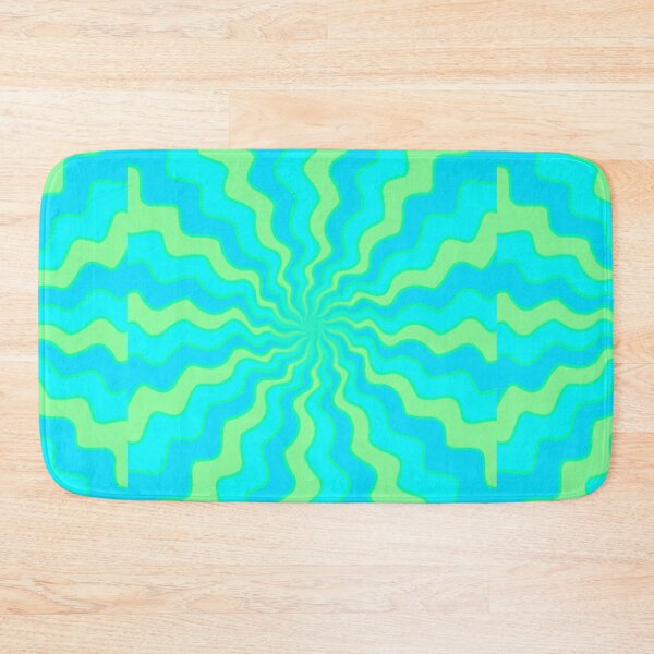 Item preview, Teal trippy zigzag  designed and sold by Artistkhg.