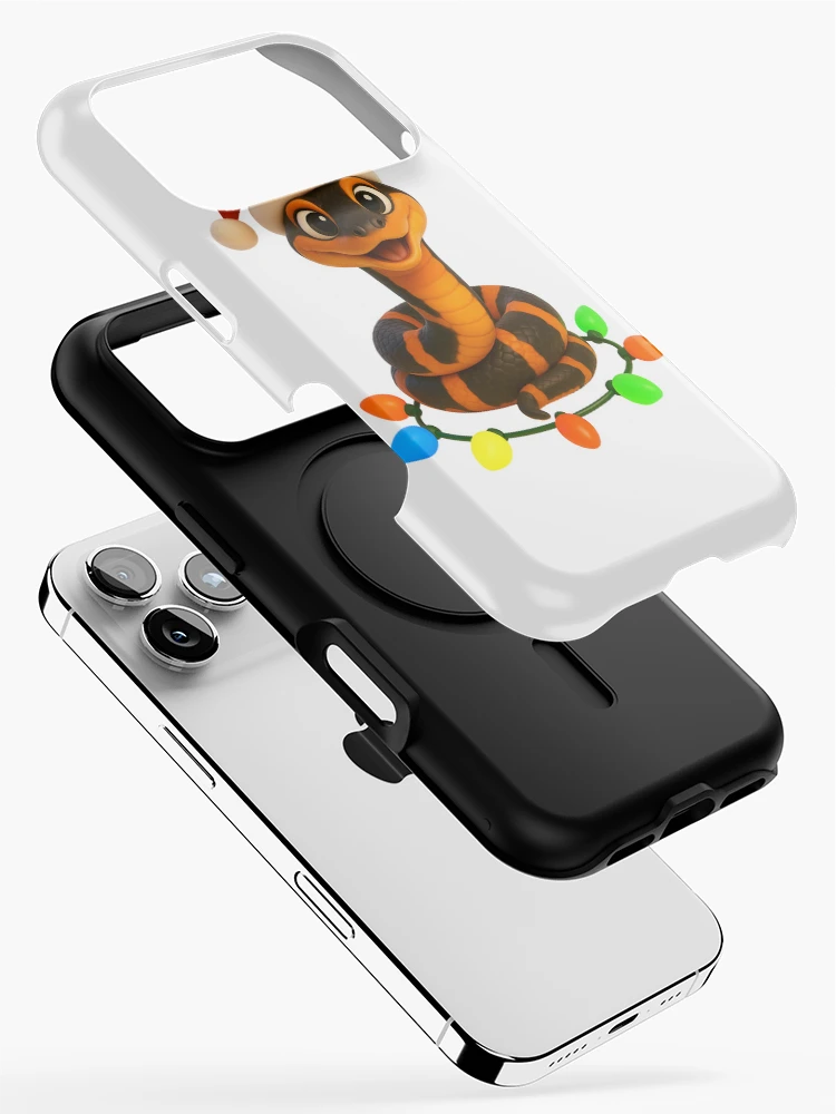 Thumbnail 2 of 4, iPhone Case, Christmas Bismarck Ringed Python designed and sold by Sillytoe.
