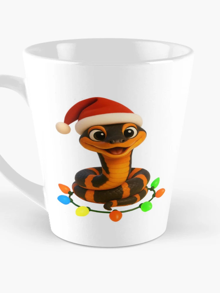 Thumbnail 3 of 4, Coffee Mug, Christmas Bismarck Ringed Python designed and sold by Sillytoe.