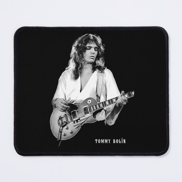 Item preview, Monochrome Portrait Of Guitarist Playing Electric Guitar designed and sold by Houcem1.